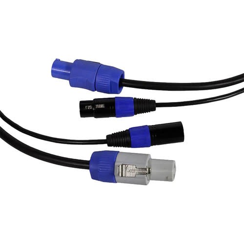 Blizzard Lighting powerCON TRUE1 Power/5-Pin XLR DMX Combo Cable, 10'