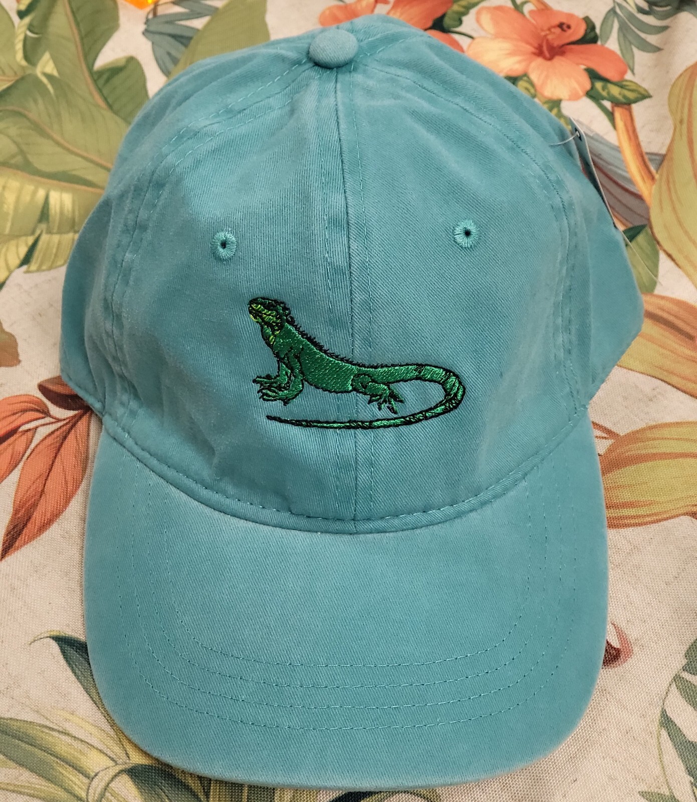 Wildlife Iguana embroidered dad hat, Iguana embroidered ball cap