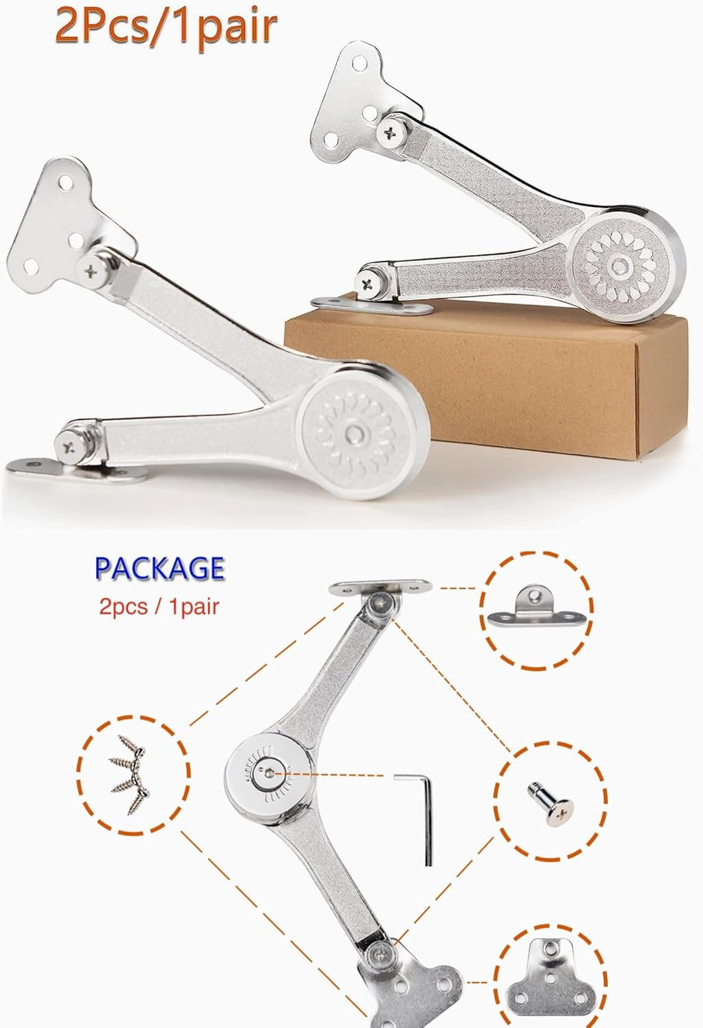 Toy Box Hinges Soft Close Adjustable Chest Hinges Wooden Box Chest Bench Trunk