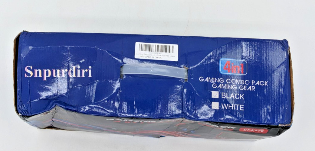 Snpurdiri BLACK 4 IN 1 GAMING COMBO PACK