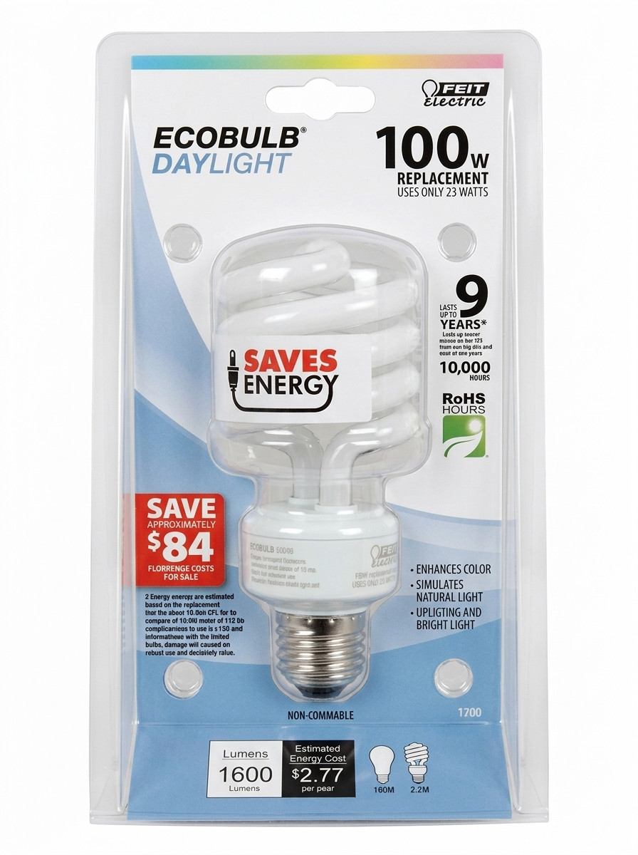Feit Electric BPESL23TM/D 6500K Daylight 100W Eq CFL