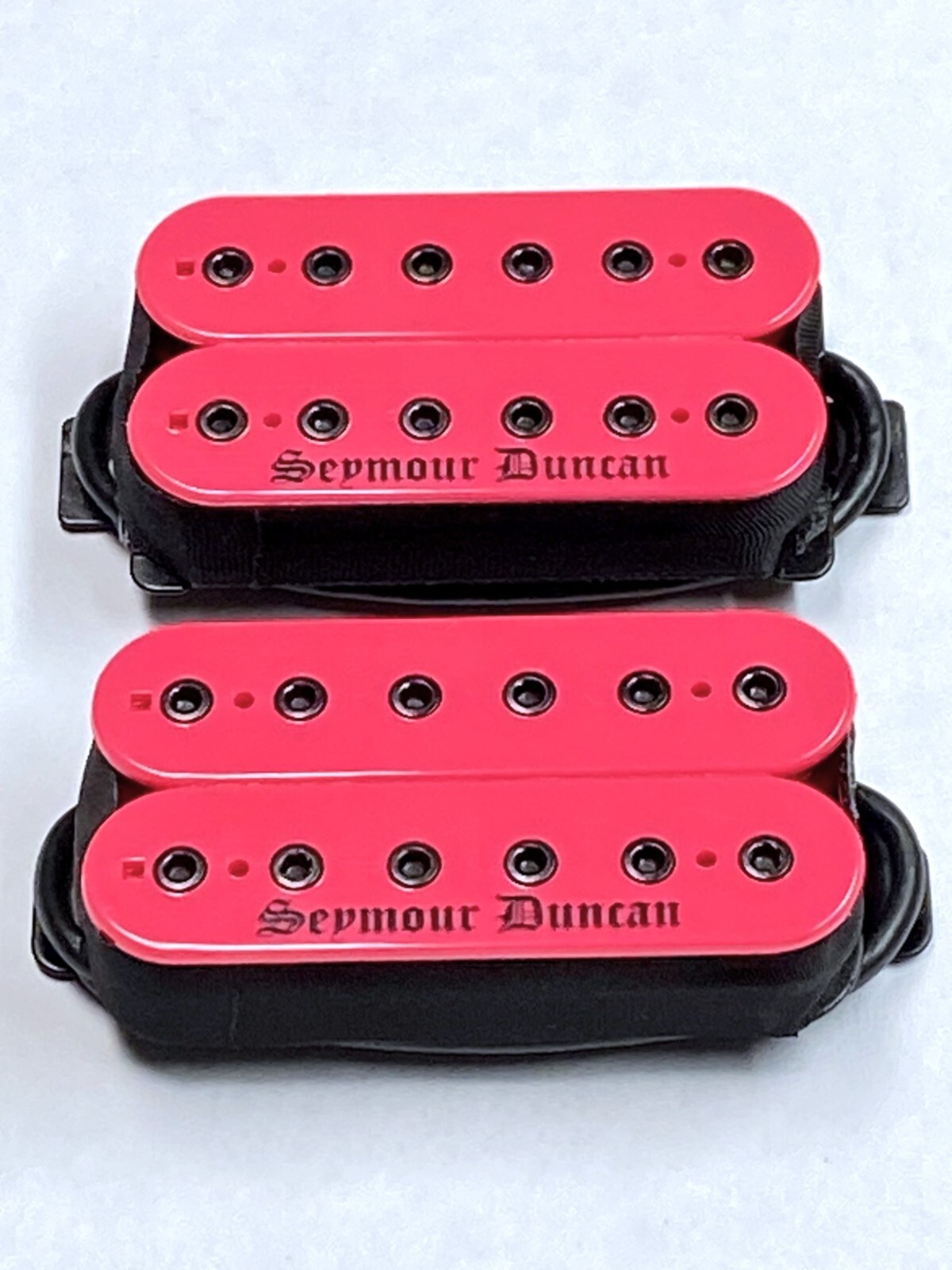 Seymour Duncan Blackened Black Winter Trembucker Set - Pink