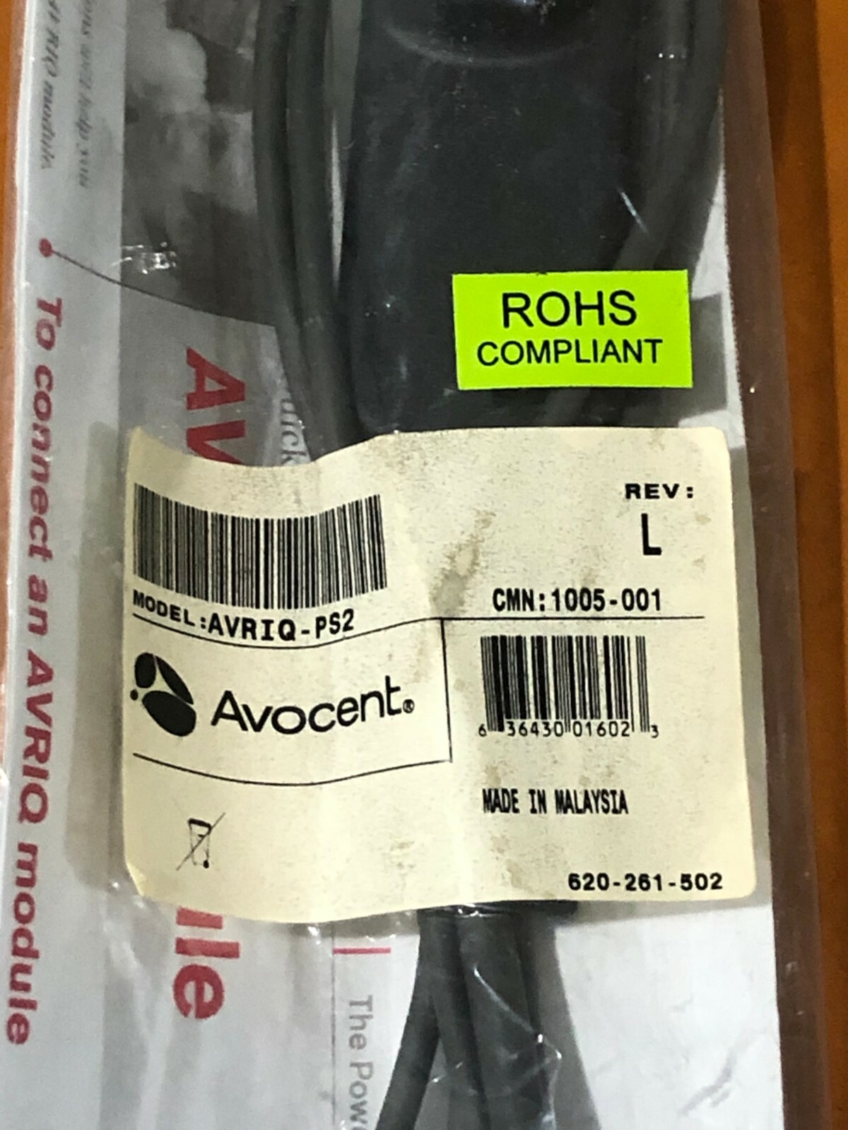 New Avocent 520-306-507 AVRIQ-PS2 Module KVM Switch Interface IP Adapter Cable