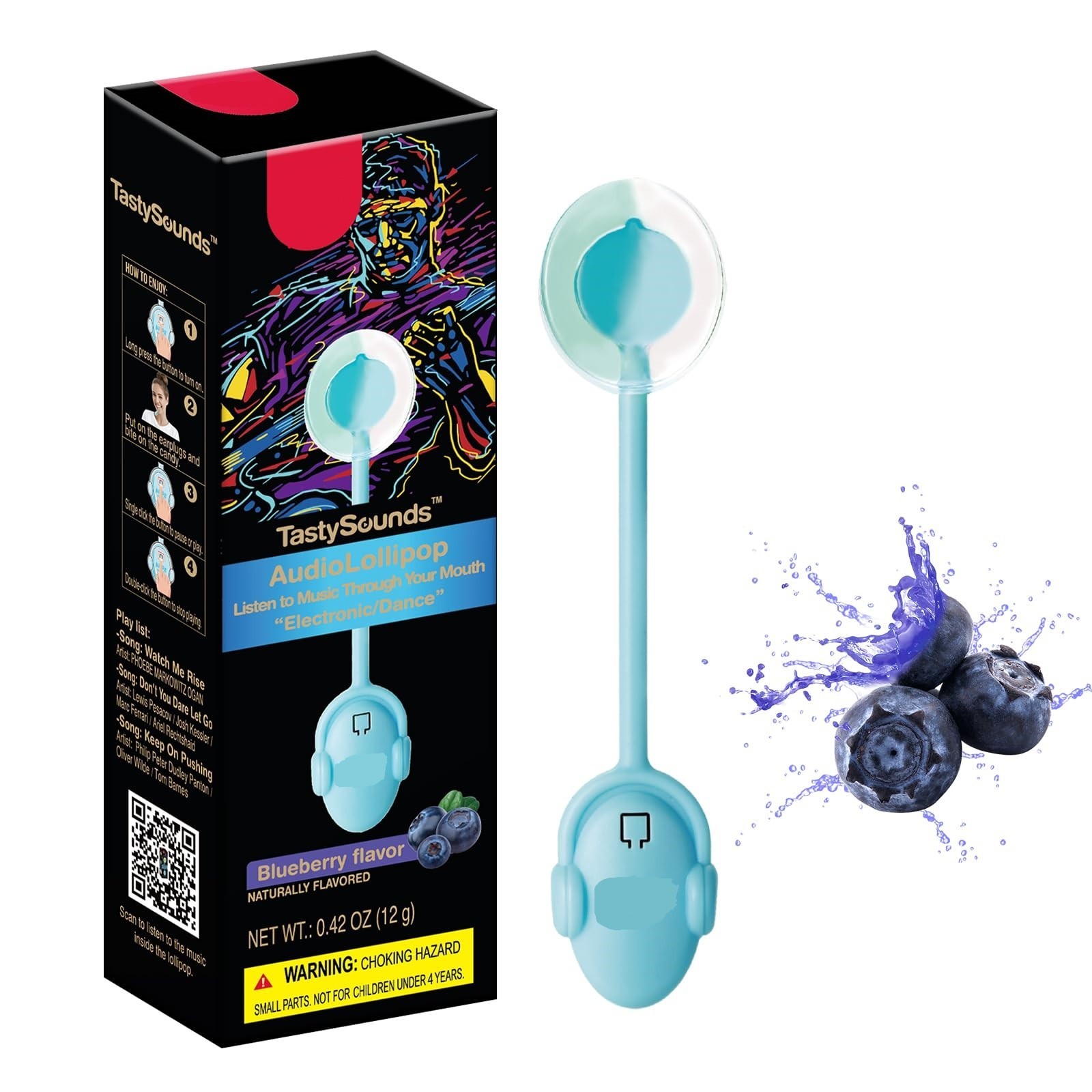 Music Lollipop Candy – Audio Singing Lollipop with Built-In Speaker  (1 Pack)