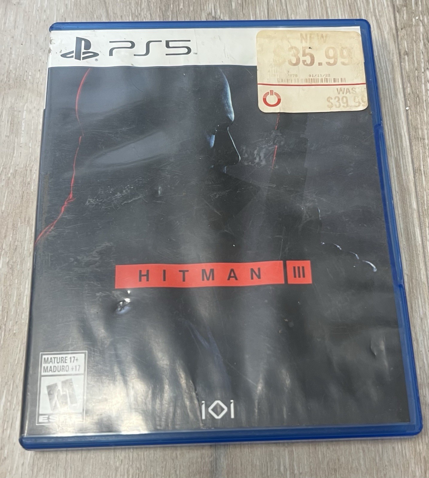 Replacement Box Case ONLY - Hitman World of Assassination -  PS5 AUTHENTIC