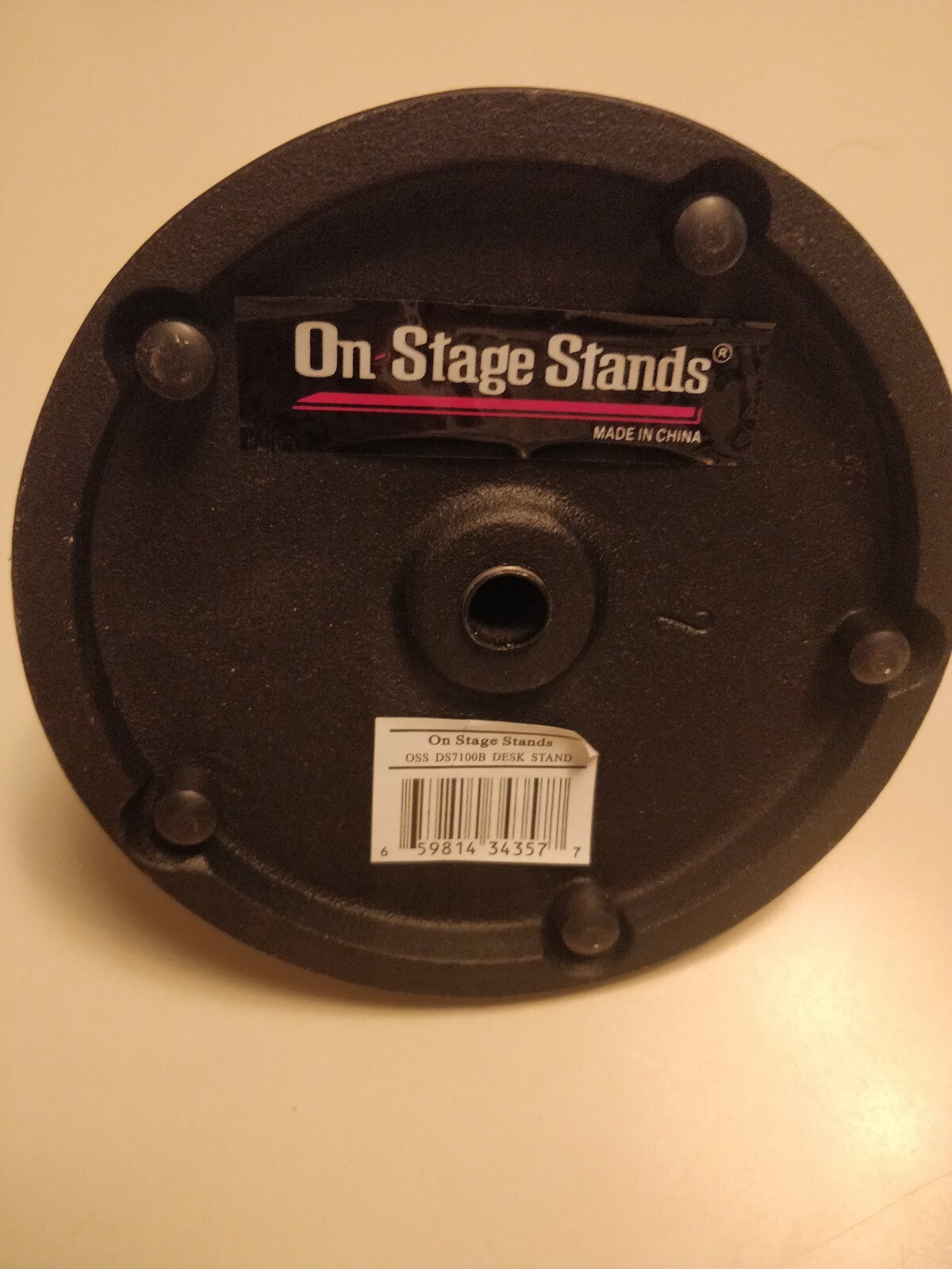 On-Stage DS7100B Basic Fixed Height Desktop Microphone Stand