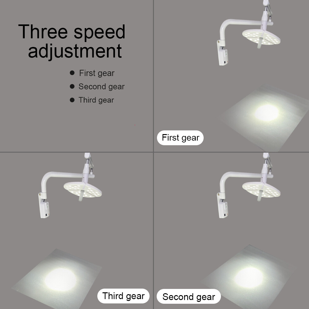 36W Wall-Mounted LED Dental Shadowless Exam Light ENT Surgery Operation Lamp