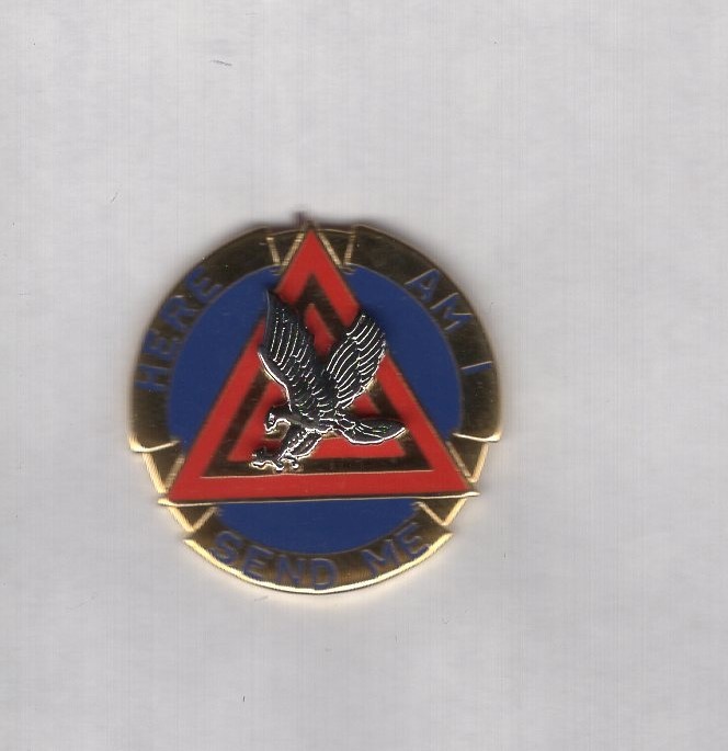 164th Aviation Group crest DUI c/b clutchback badge Vanguard