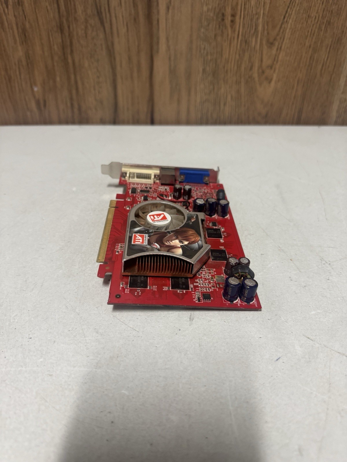 ATI Radeon X550XT 128MB DDR3 PCIe DVI VGA TV-Out For Parts Repair