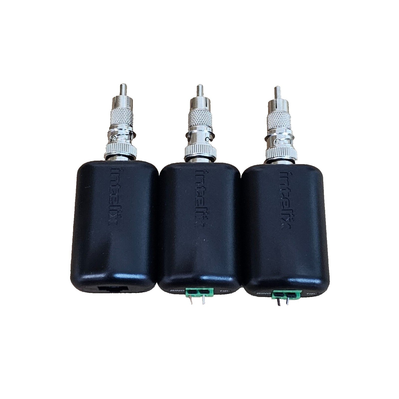 LOT OF 3 Intelix AVO-V1-PAIR-F Composite Video Baluns CAT-5 AVOCat Series
