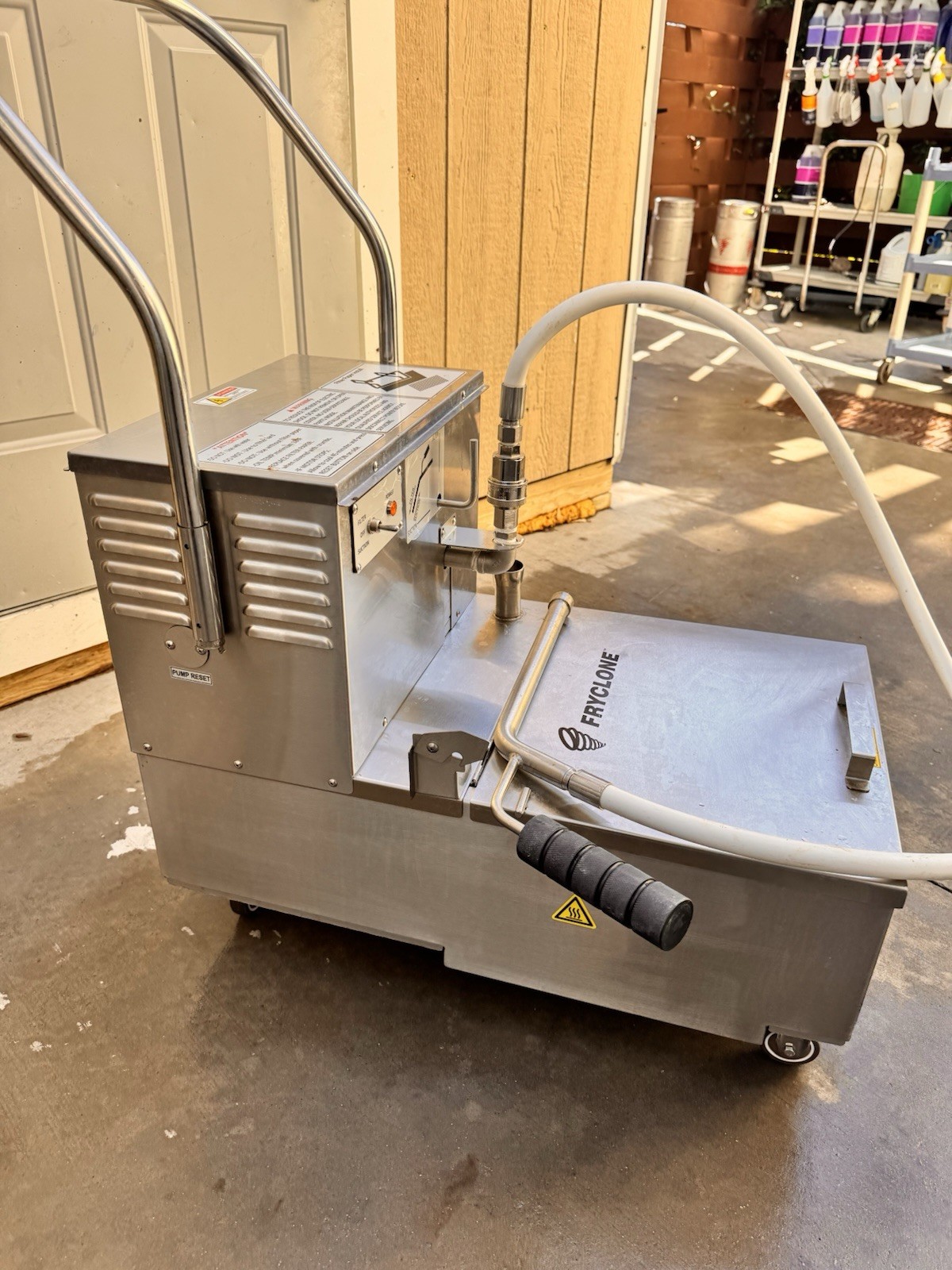 85 Lb Fryclone Filter Machine Commercial Grade Heavy Duty