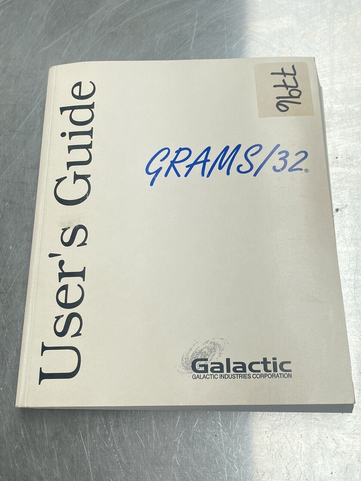Galactic Industries GRAMS/32 - Users Manual / Instructions Book