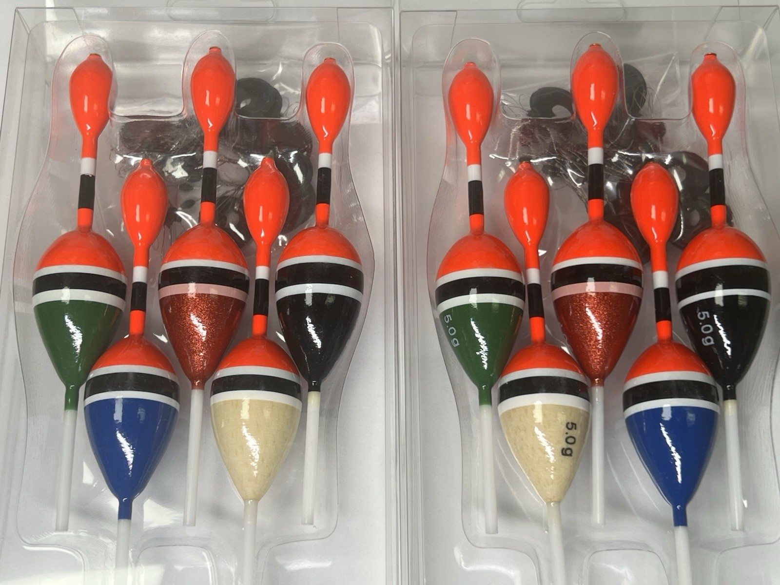 10Pcs Bobbers for Fishing Bobbers Slide Floats 5g Balsa Wood Fishing Floats