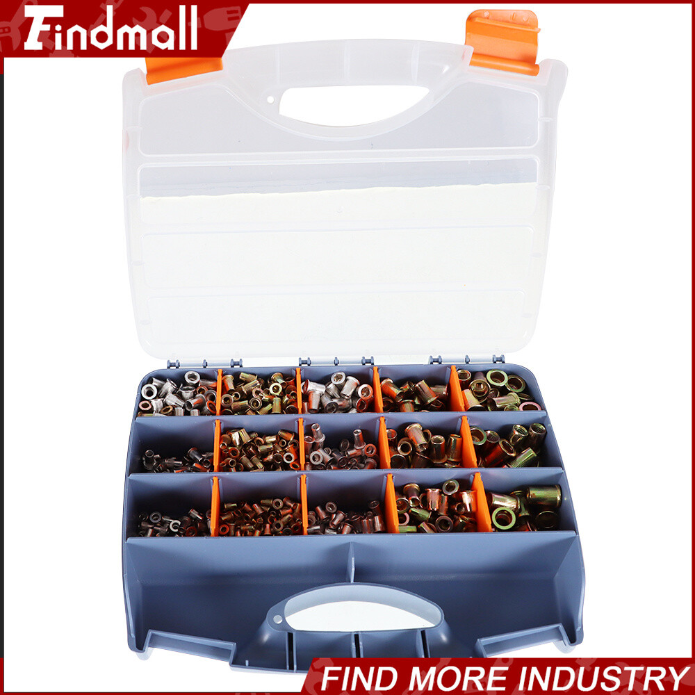 Findmall 900 Piece Rivet Gun Nuts Tool High Quality Thread Setting Nutsert Tool