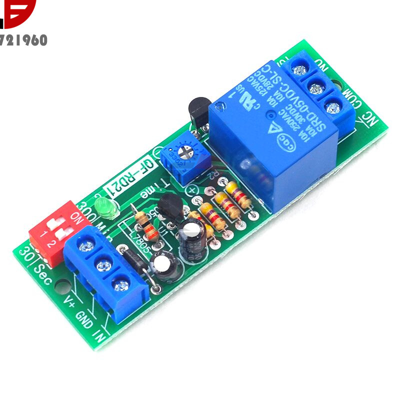 DC 5V/12V/24V Adjustable Time Delay Timing Timer Relay Switch Turn ON/OFF Module