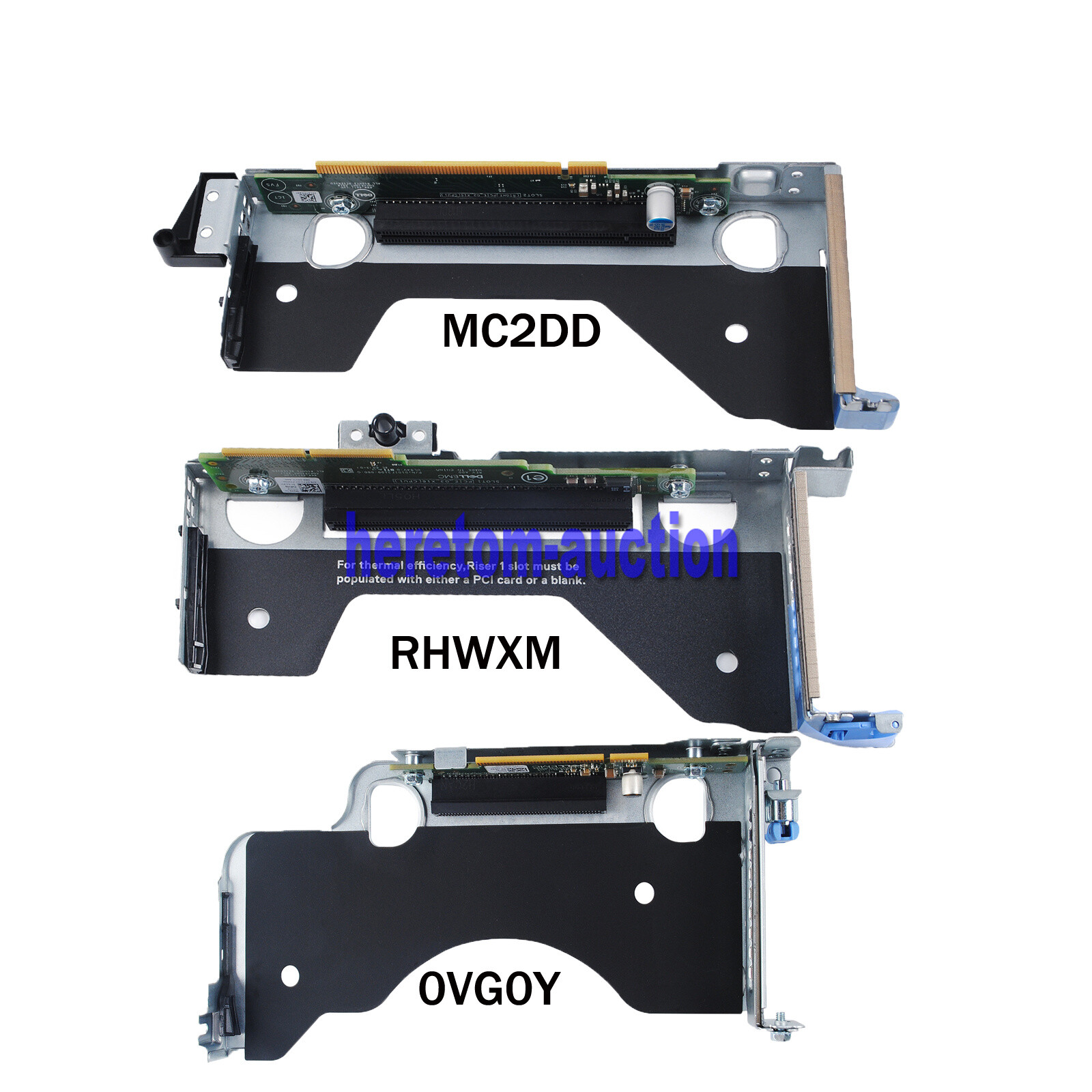 Dell Poweredge R440 PCIe Expansion Card Kit Riser 1,2&Internal RHWXM MC2DD 0VG0Y