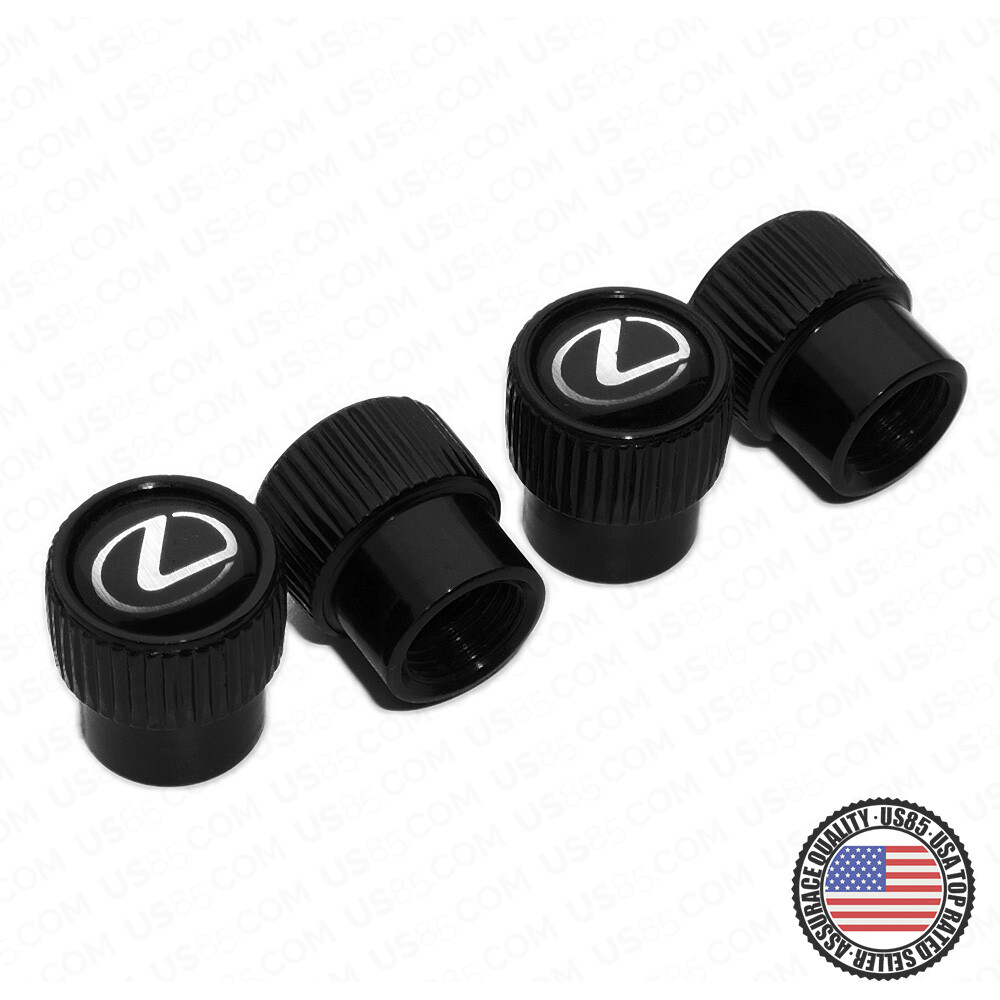 For Lexus Roundel Style Car Wheels Tire Air Valve Caps Stem Dust Cover Sport