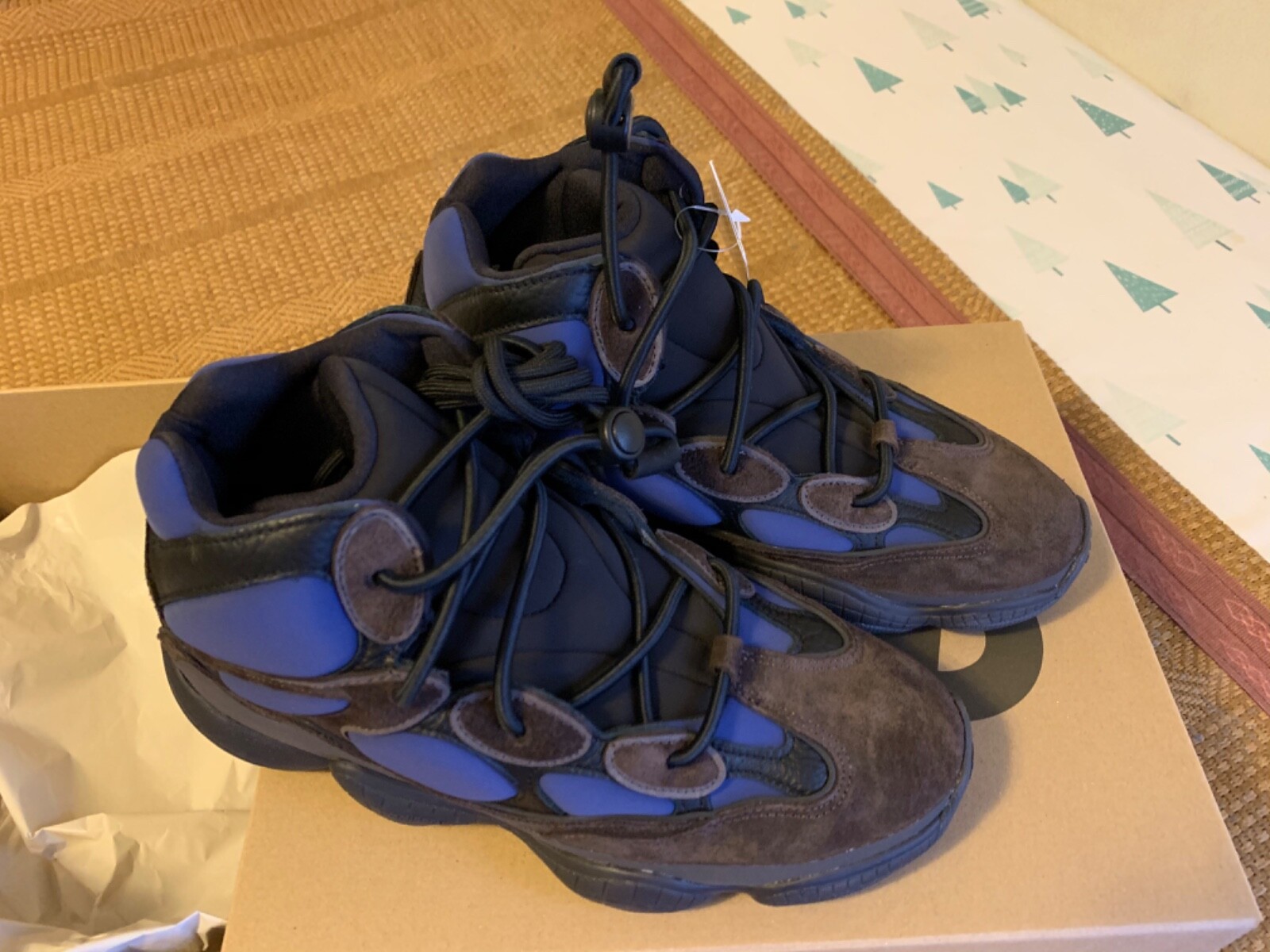 Authentic Adidas YEEZY 500 HIGH, FY4269, Tyrian, Size 10, Brand New in Box