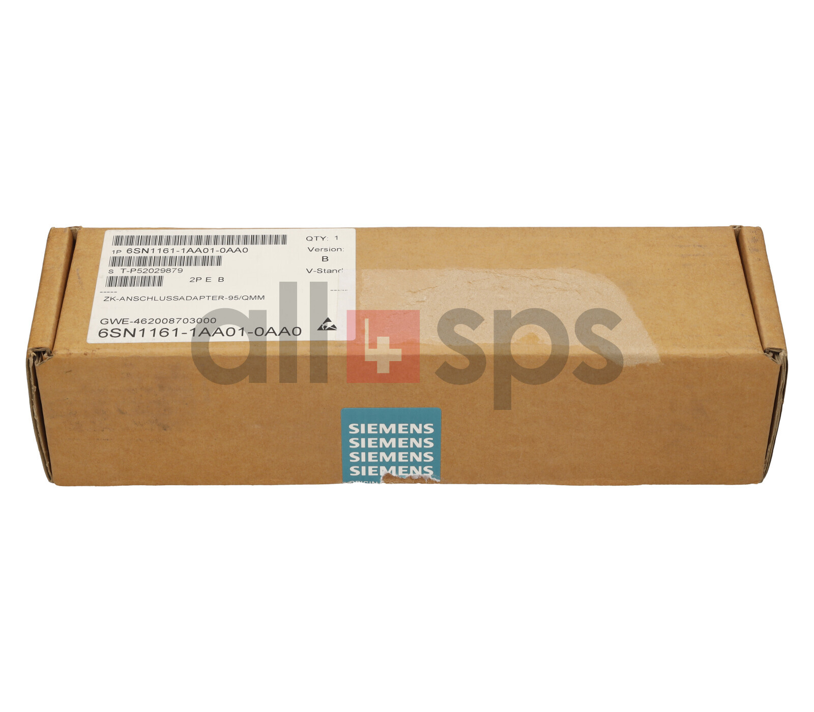 SIMODRIVE 611 INTERMEDIATE CIRCUIT CONNECTOR ADAPTER - 6SN1161-1AA01-0AA0 (NO)