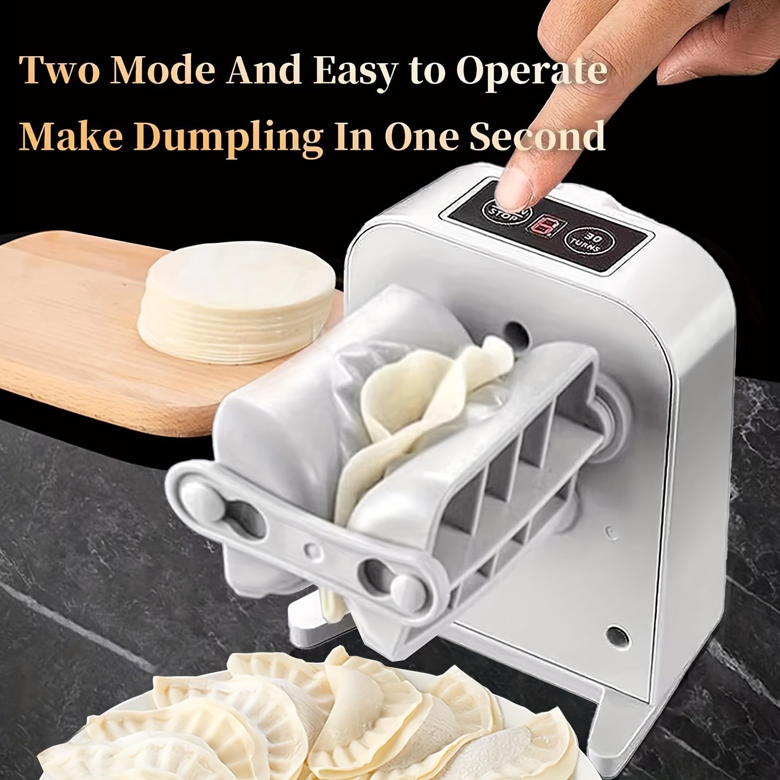 Electric Dumpling Maker Rechargeable Automatic Dumpling Maker Machine Mould 2...