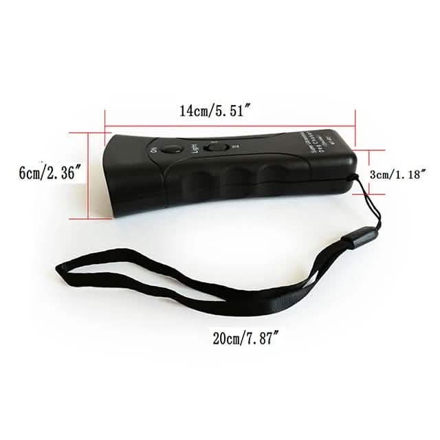 Ultrasonic Aggressive Animal Attacks Repeller Flashlight