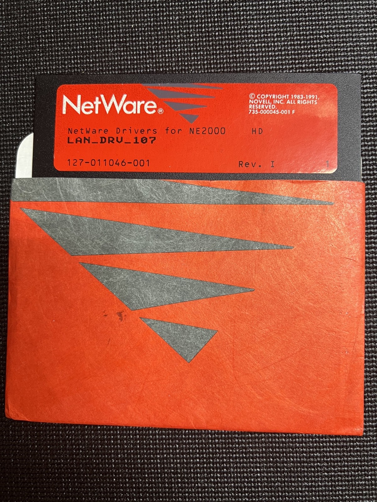 NetWare Drivers For NE2000 PC 5.25 Diskette