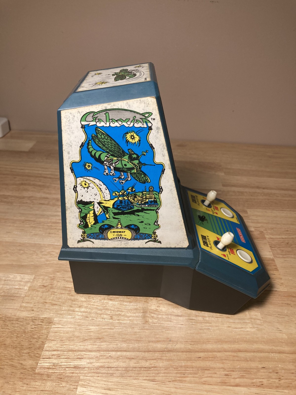 1981 Coleco Galaxian Tabletop Mini Arcade Tested & Working Good Condition