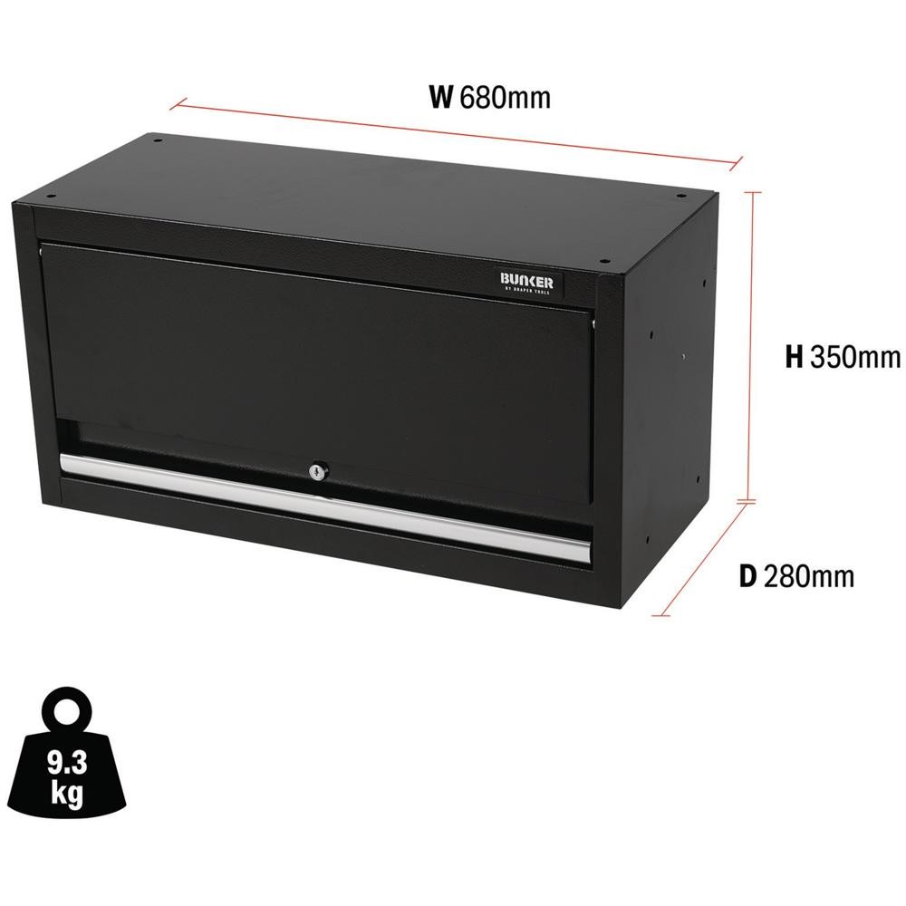 Bunker Modular Wall Cabinet Black