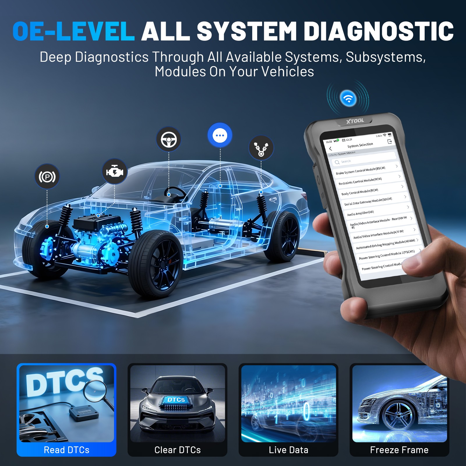 2026 XTOOL TP580 Auto Diagnostic Scanner TPMS Relearn TS100 PRO Programming Tool
