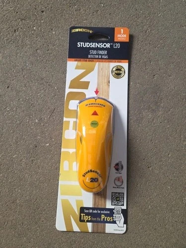 NEW Zircon StudSensor L20 Stud Finder to Locate Stud Edges Wood Studs