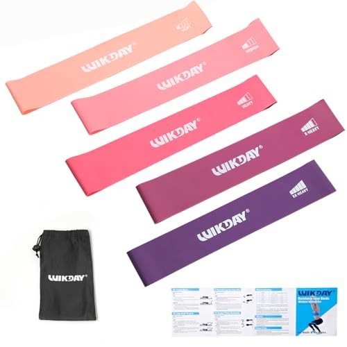 Resistance Bands for Working Out Exercise Loop Bands Workout Bands Pink Purple