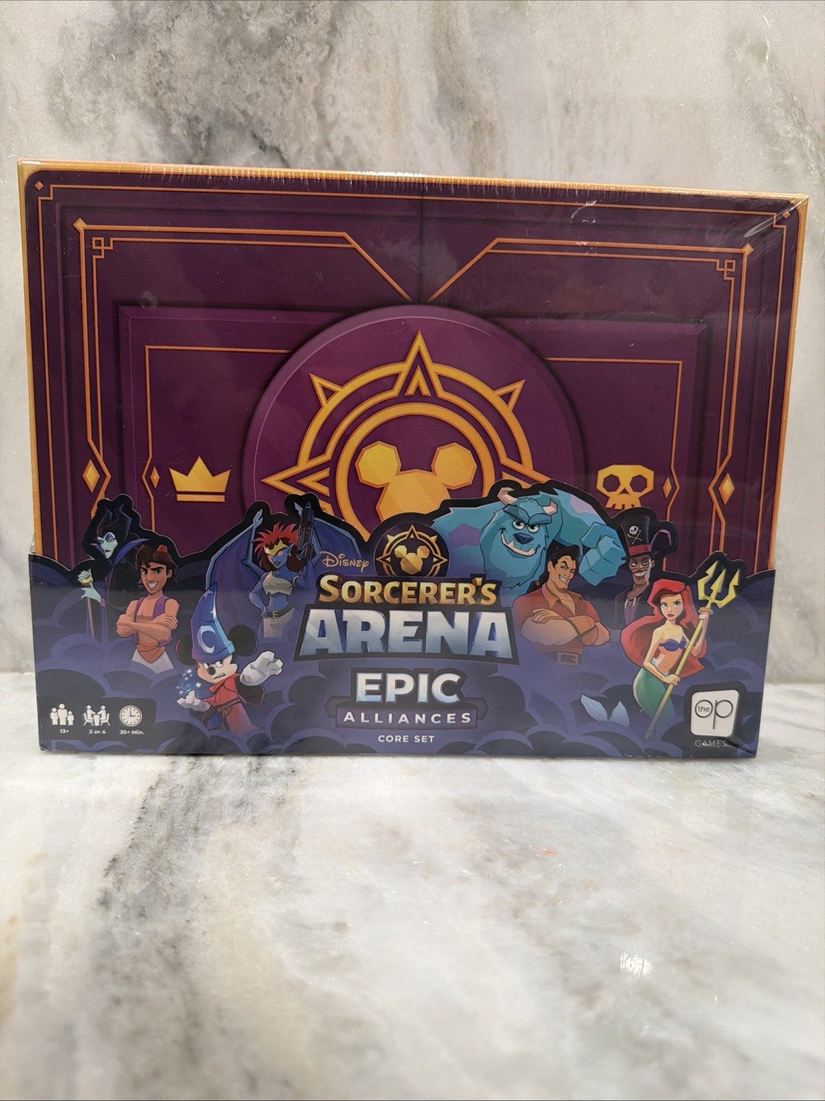 Disney Sorcerer’s Arena EPIC Alliances Core Set Board Game USAopoly NEW