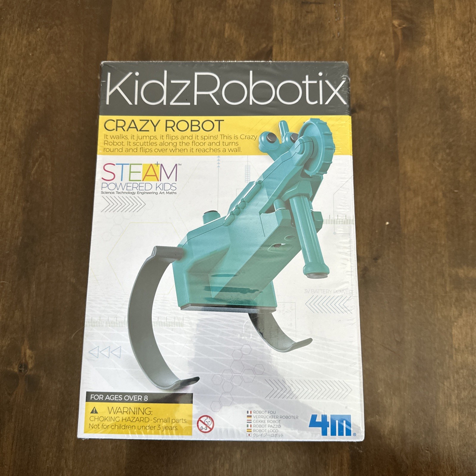 4M Kidz Robotix Crazy Robot Kit - Learning & Education Steam Powered Kids New