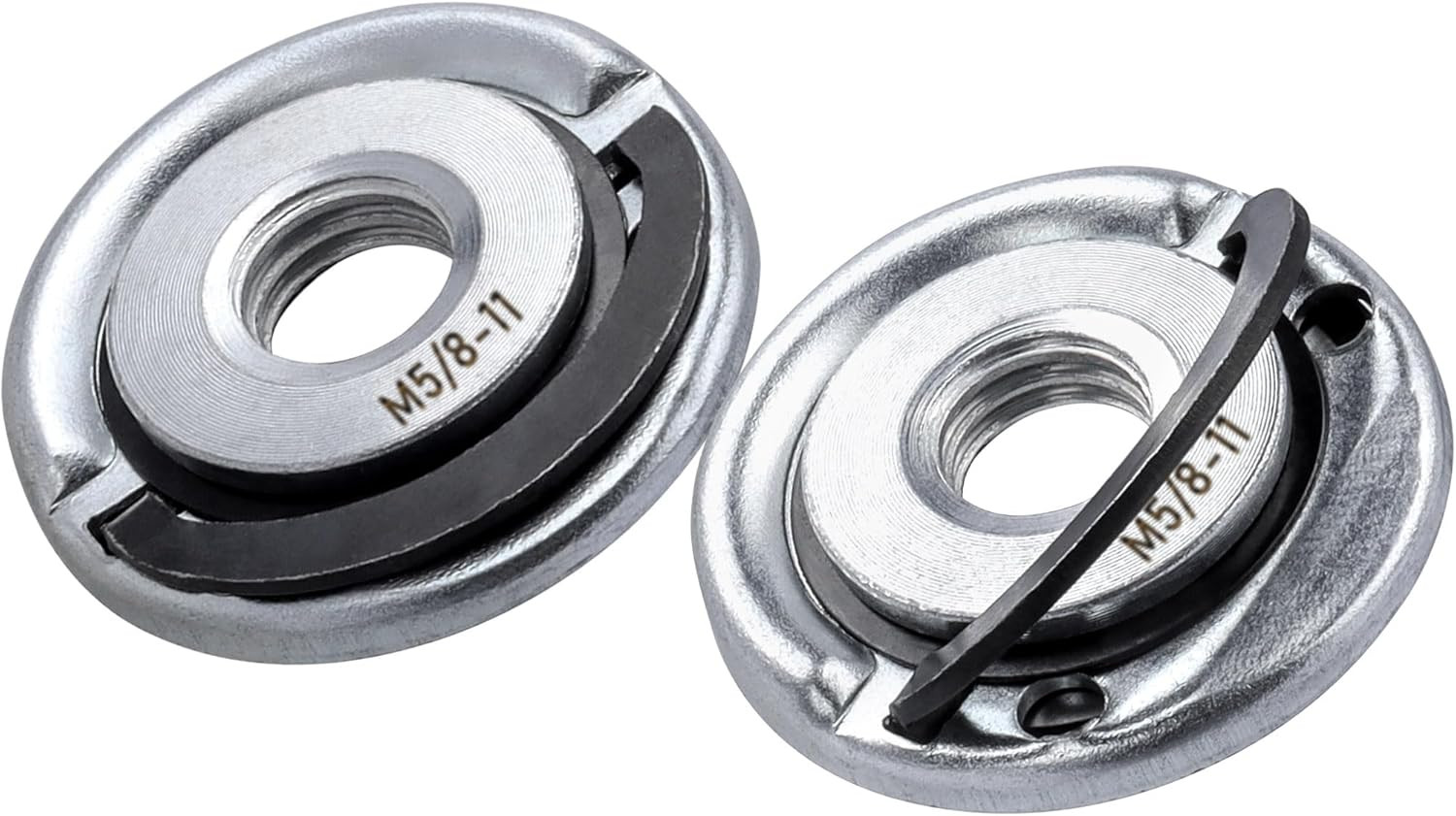 2Pcs Quick Change Angle Grinder Flange Nuts 5/8-11 Replacement Lock Nut for Grin