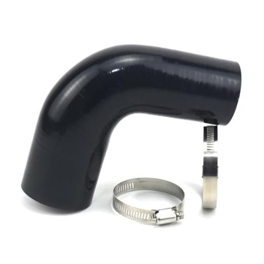90 Degree Elbow Silicone Reducer, 1.75" to 2" (45mm to 51mm) | 4.7" (120mm)