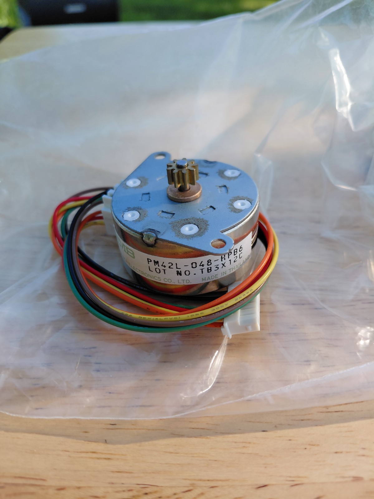 Vexta PK264-01A 2-Phase Stepper Motors, Oriental Motors, D-Cut Shaft, Pulled