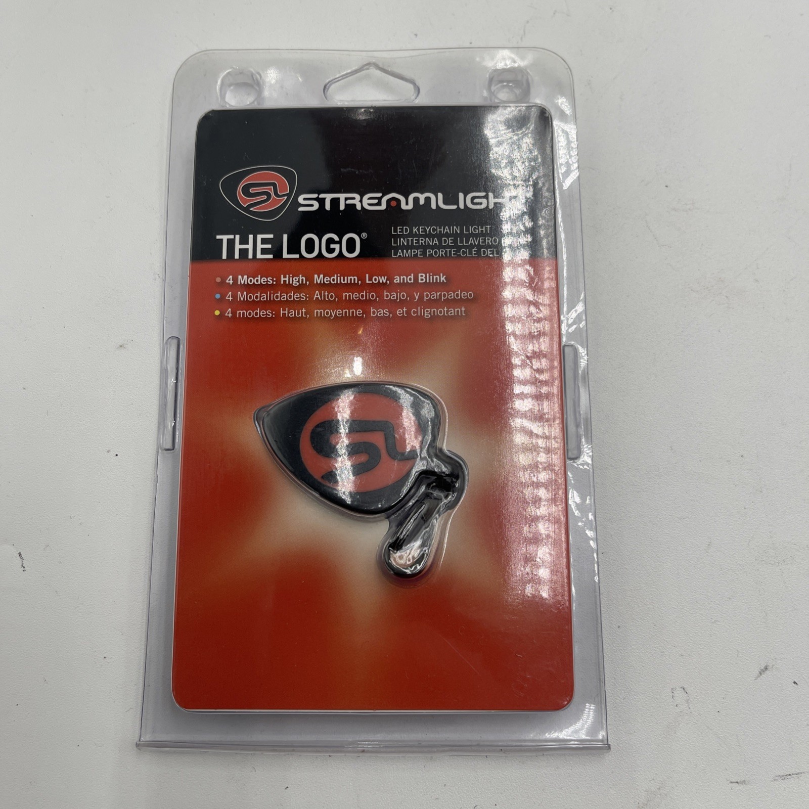New Sealed Streamlight The Logo Keychain LED Light 4 Settings w/ Blink US SELLER