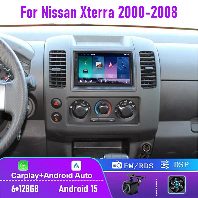 7" 6+128GB For Nissan Xterra 2000-2008 Car Radio Wireless Carplay Head Unit Wifi