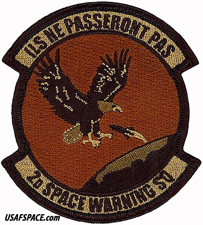 USAF 2ND SPACE WARNING SQ-SBIRS-Space-Based Infrared System-USSF ORIGINAL PATCH