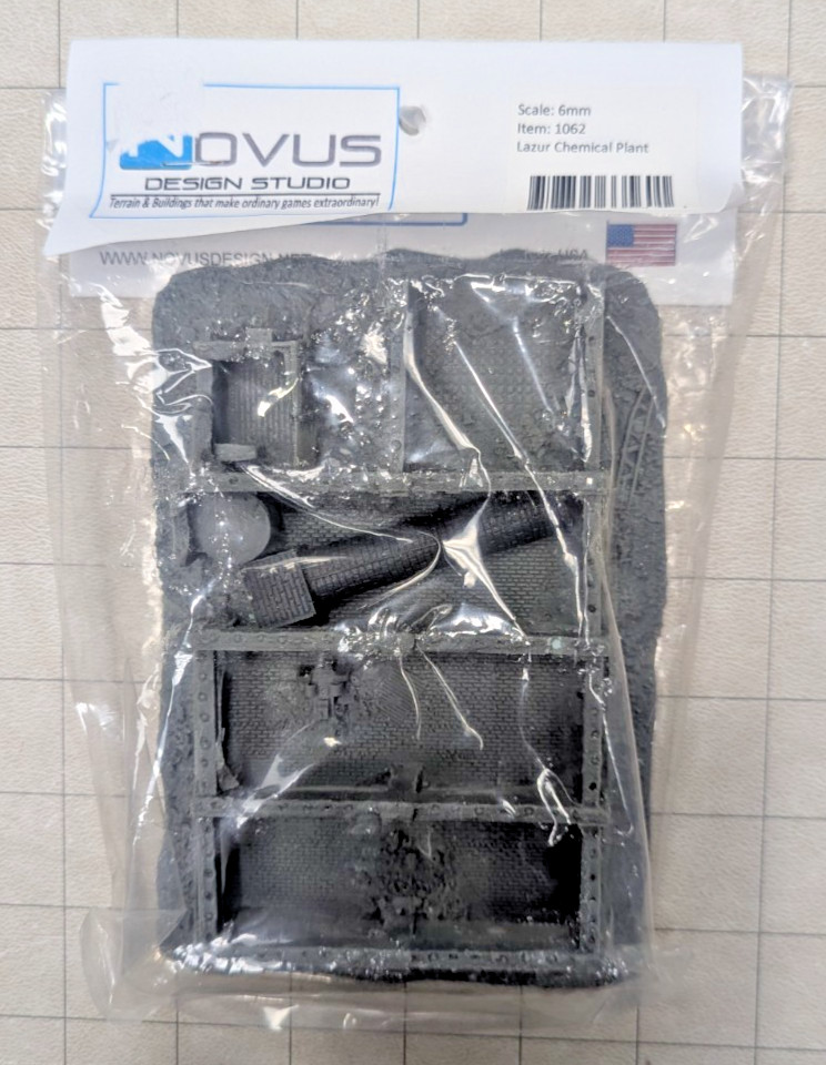 Novus Design 1/285 6mm #1062 LAZUR CHEMICAL PLANT Stalingrad