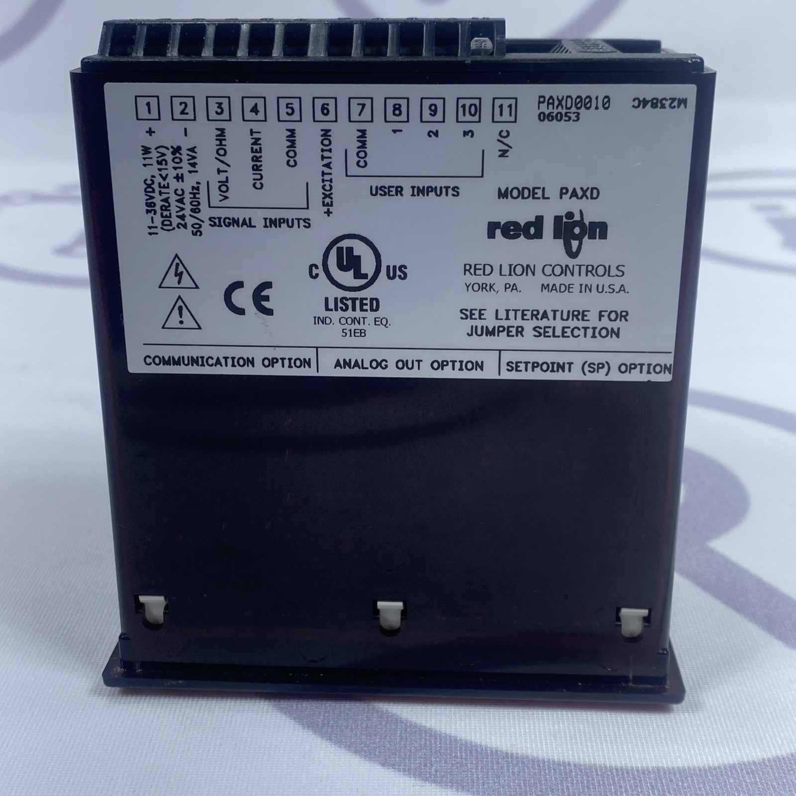Red Lion PAXD0010 Digital Panel Meter Overnight Shipping Available
