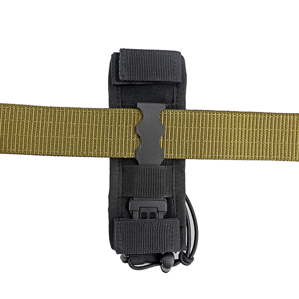 Flashlight Holster Tactical Molle Open-top Flashlight Holder for Tool Belt Pouch