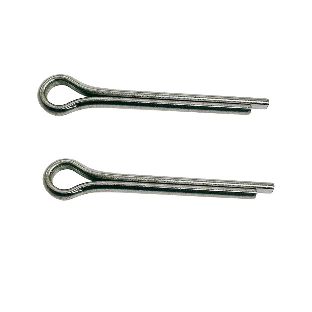 Marine Stainless Steel Cotter Pin Clip Split Pin Hardware 5/32" x 1-1/4", 2 Pcs