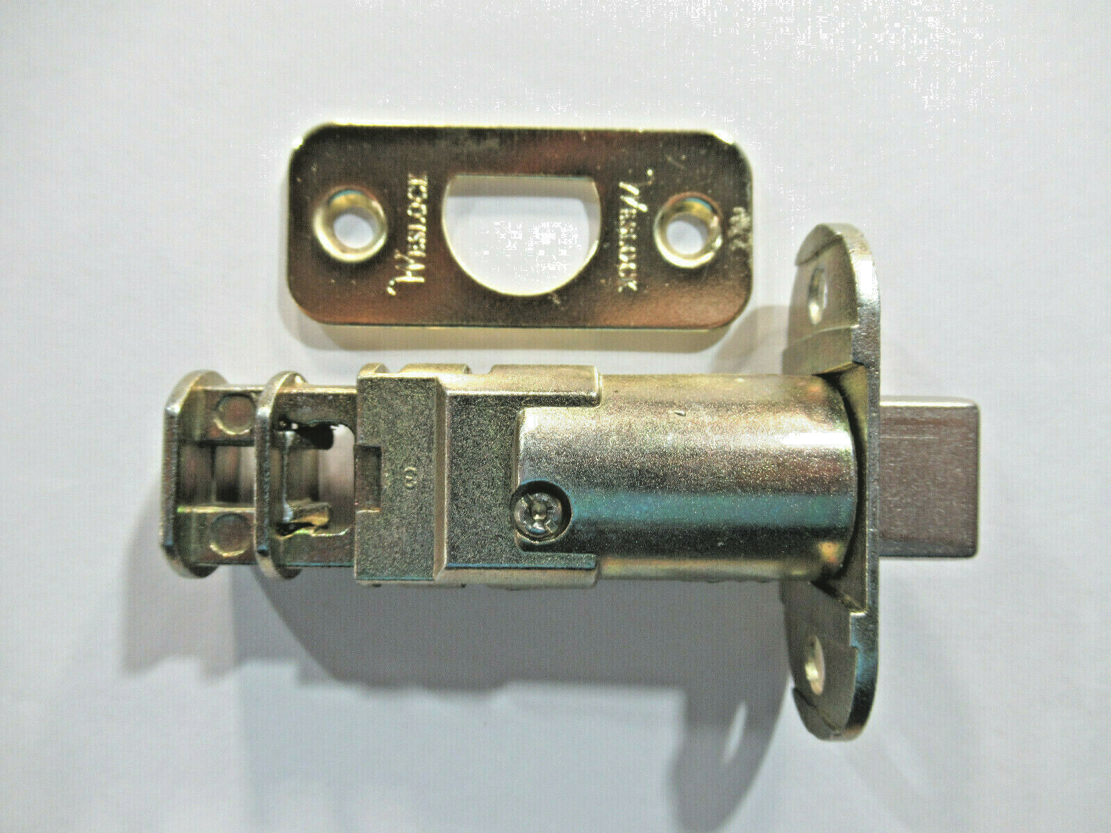 Weslock #12720 spring latch & spring spindle for most interior passage & privacy
