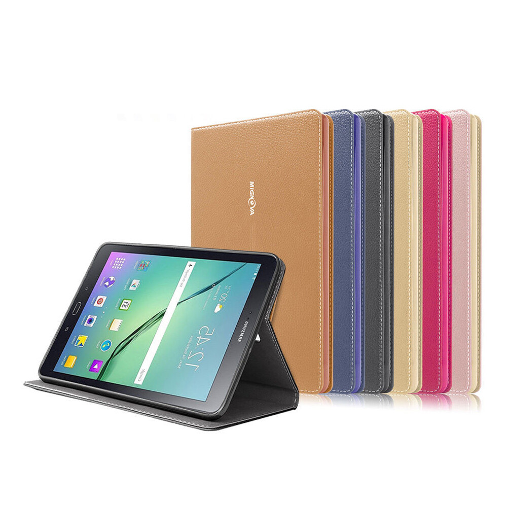 Leather Case Cover w/ Auto Sleep/Wake  for Samsung Galaxy Tab S2 8.0/9.7 Tablet