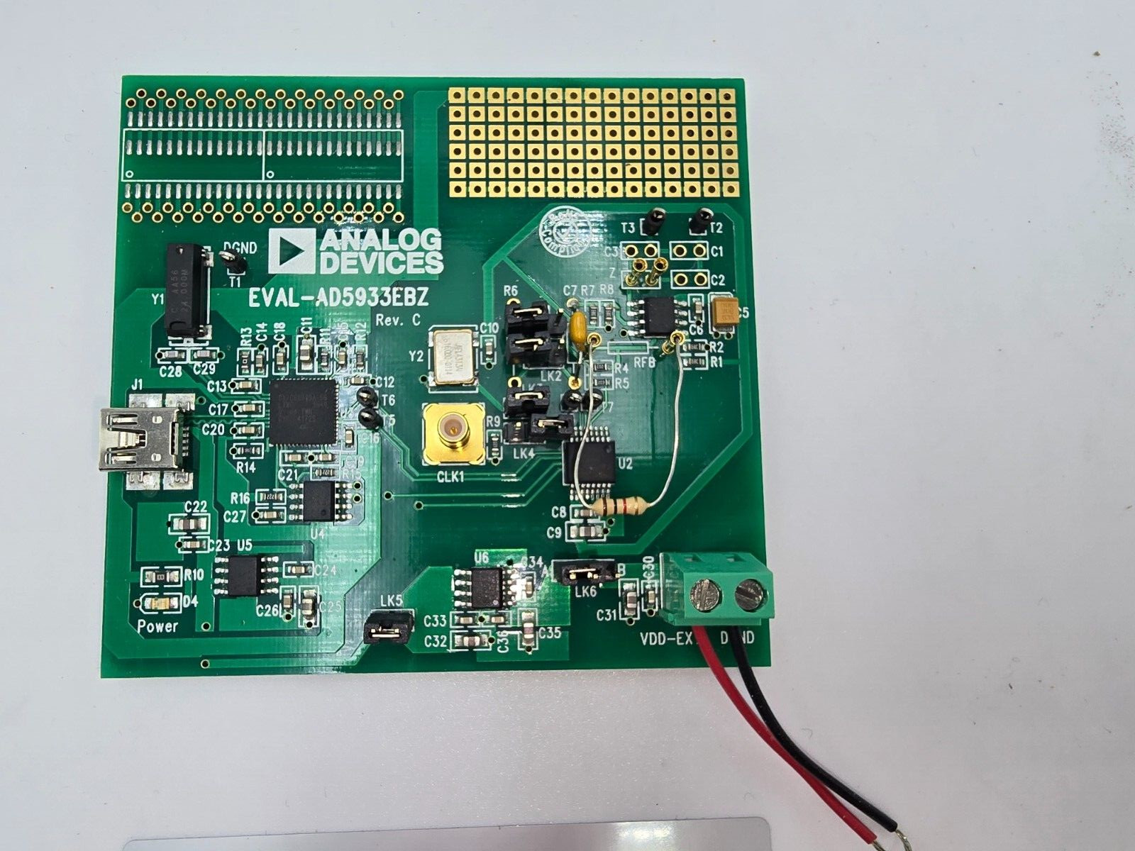 EVAL-AD5933EBZ Evaluation Board for AD5933 Impedance Converter Network Analyzer
