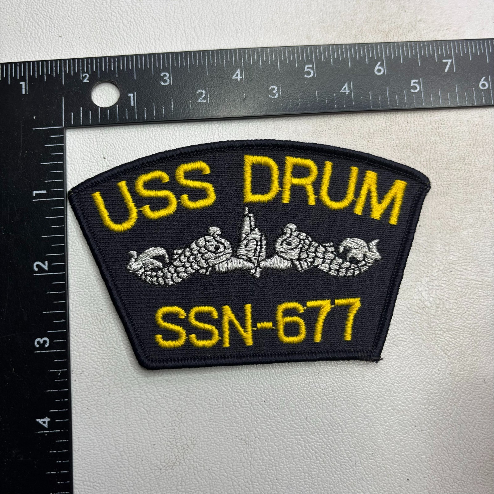 US Navy USS DRUM SSN-677 Submarine Patch 64LL