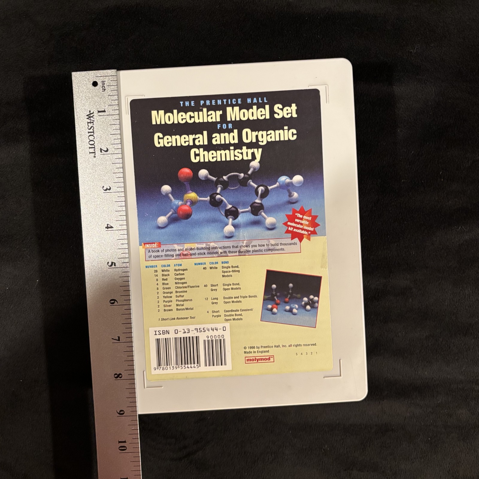 Molecular Model Set For General And Organic Chemistry Molymod Prentice Hall