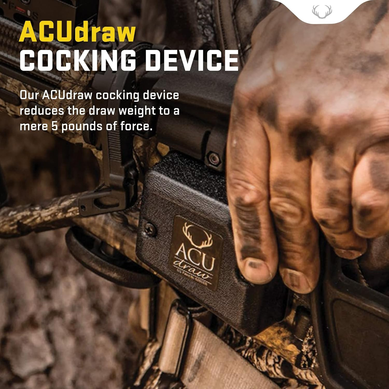 Acudraw Claw with Self-Centering Draw Cord - for Consistent Cocking with Less We