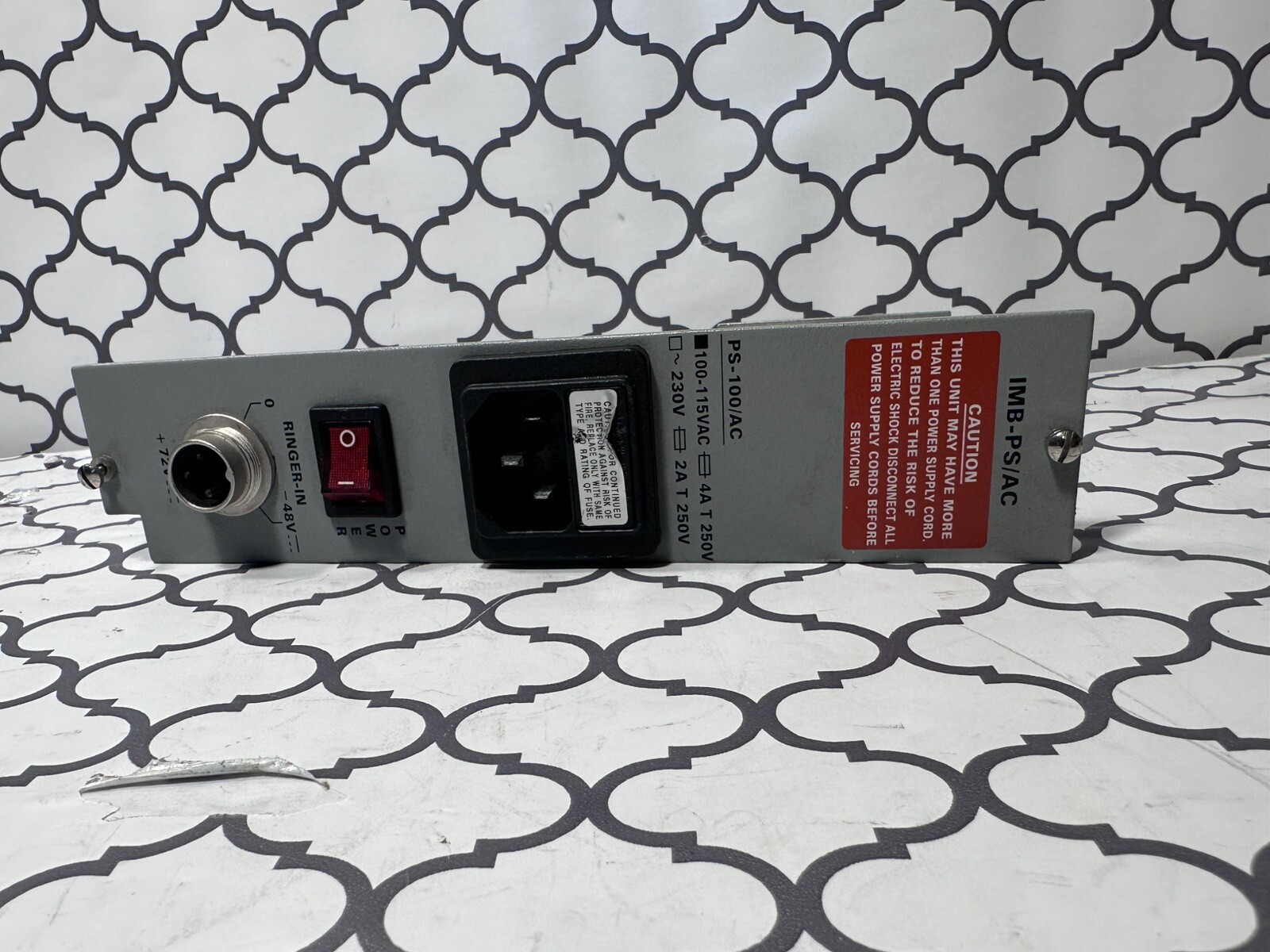 RAD IMB-PS/AC POWER SUPPLY, 100-120VAC 6A T 250V